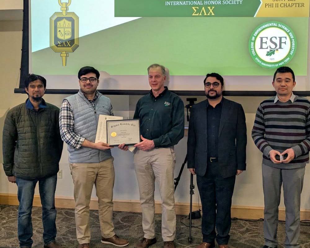 Induction into Sigma Lambda Chi